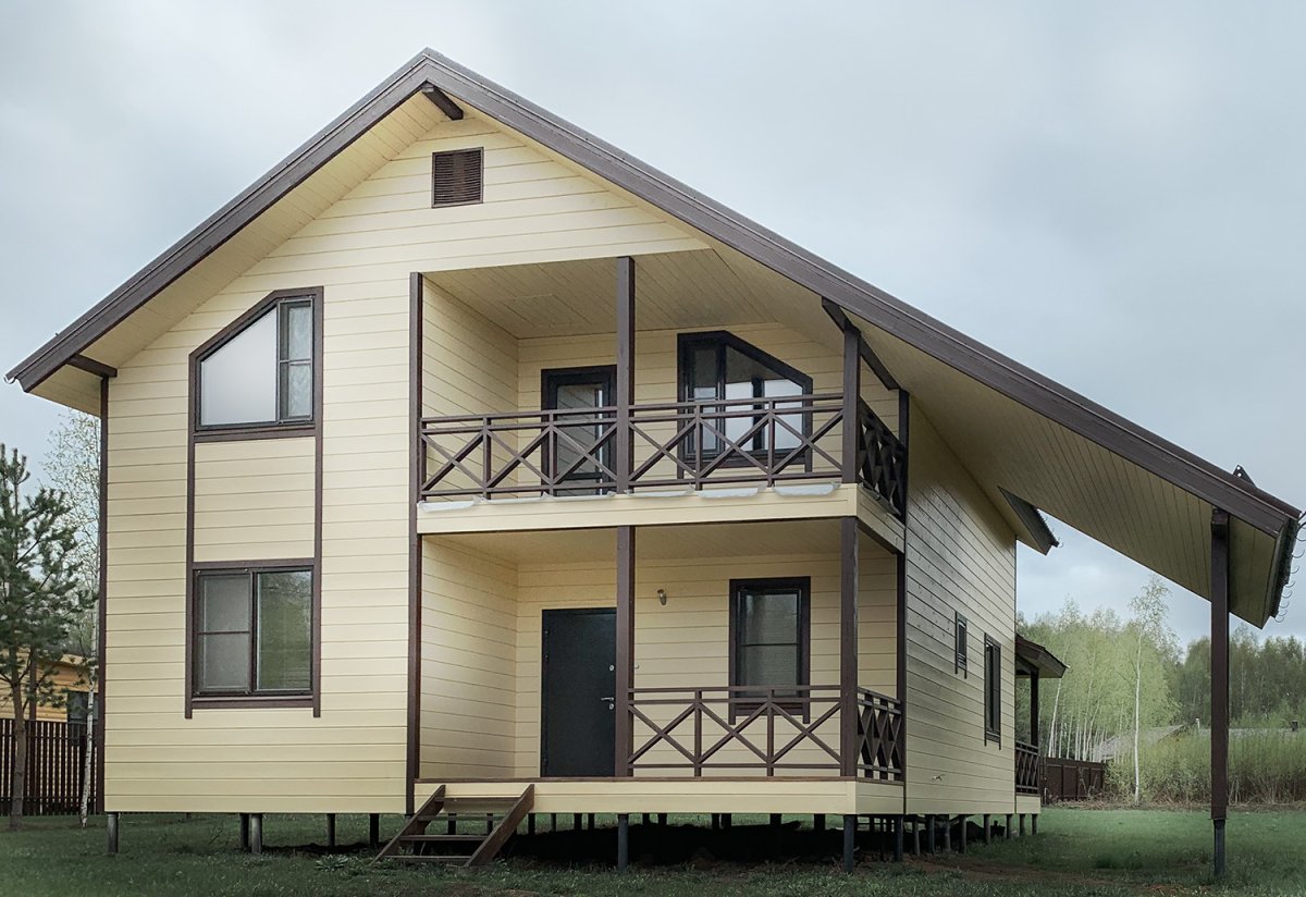 Дом имитация бруса