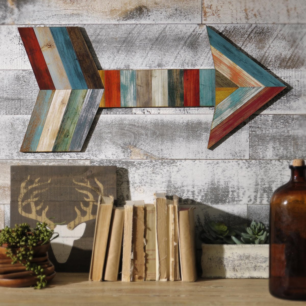 Из дощечек декор на стену