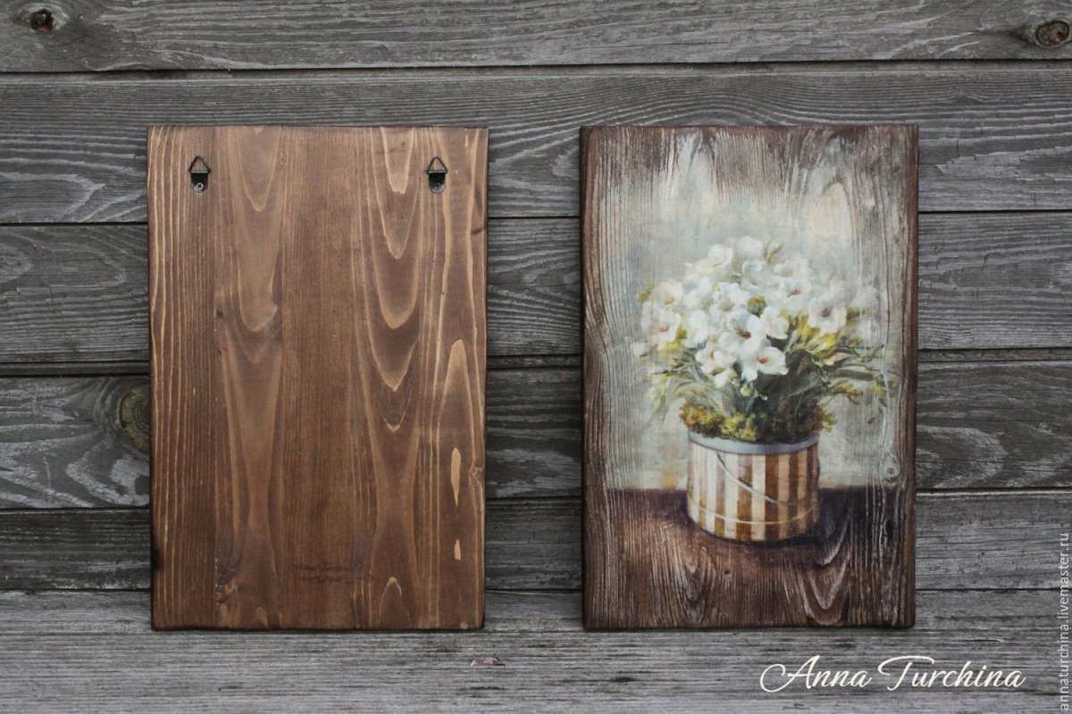 Анна Турчина декупаж панно