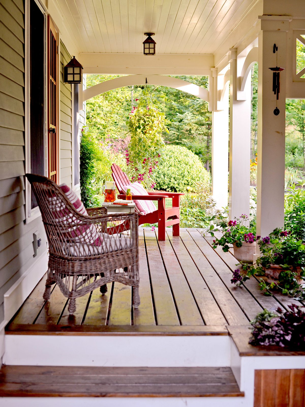 Веранда вместе с крыльцом