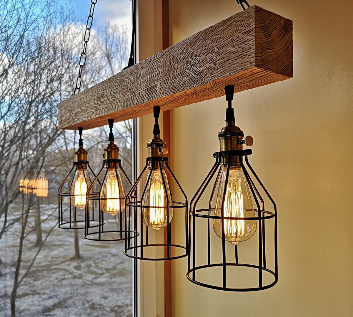 Светильник в рустикальном стиле
