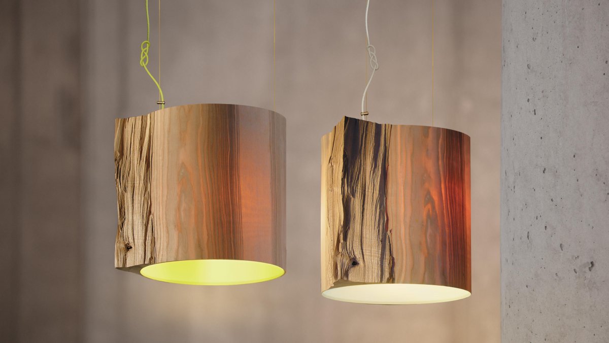 Дизайнерские светильники из дерева