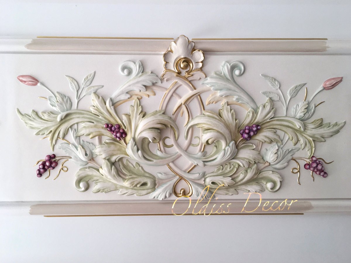 Роспись под лепнину
