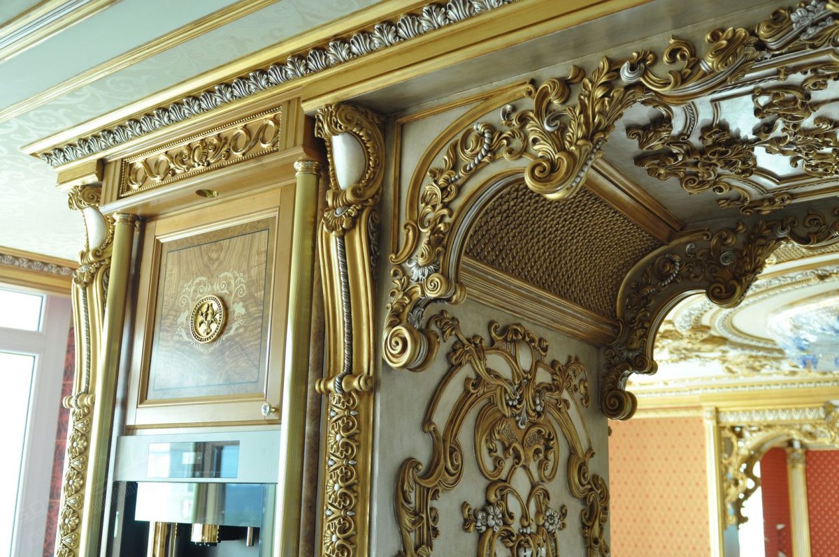 Патинирование гипсовой лепнины