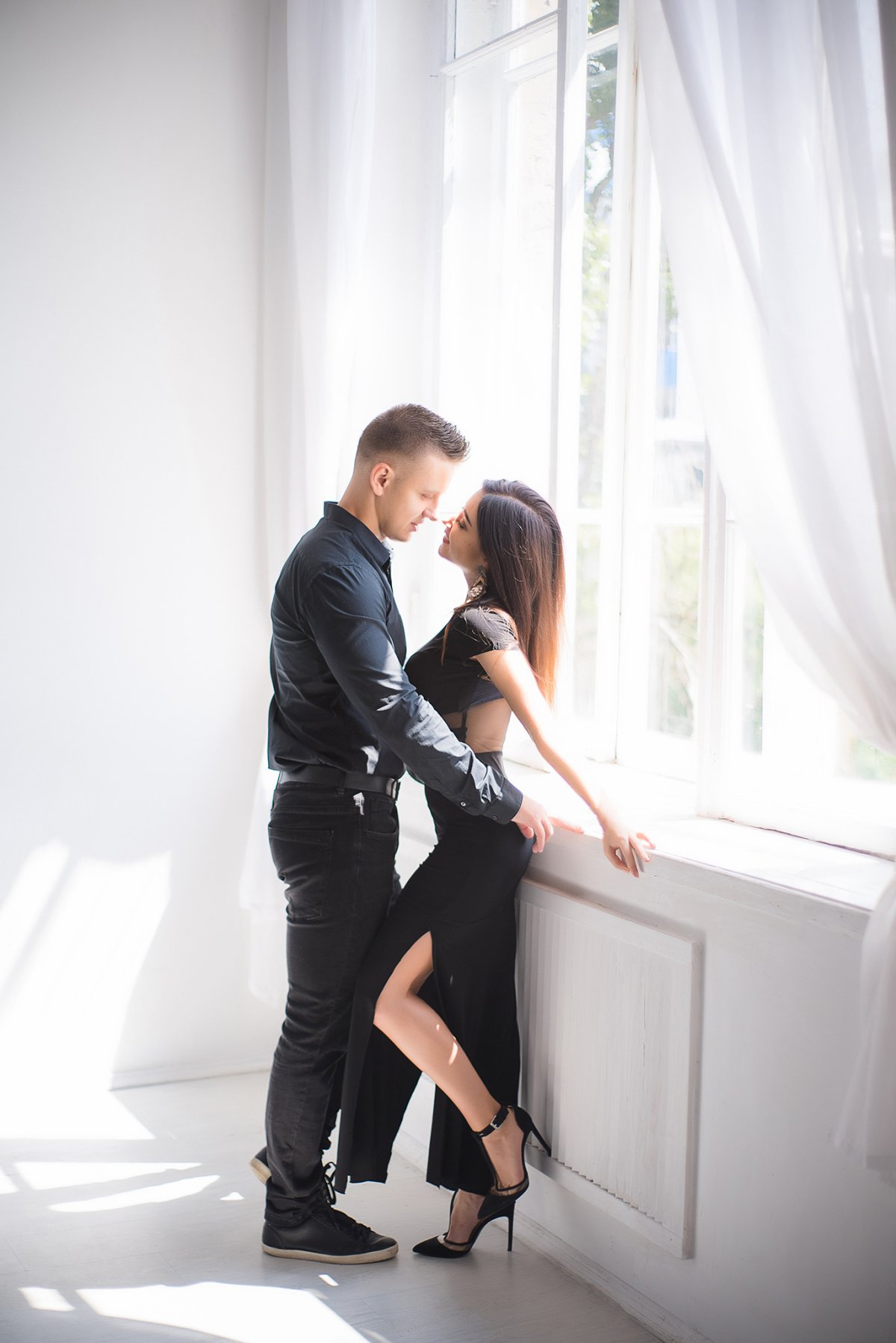 Фотосессия лав стори в студии