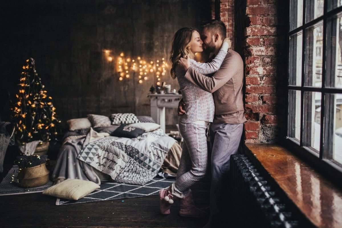 Новогодняя лав стори в студии