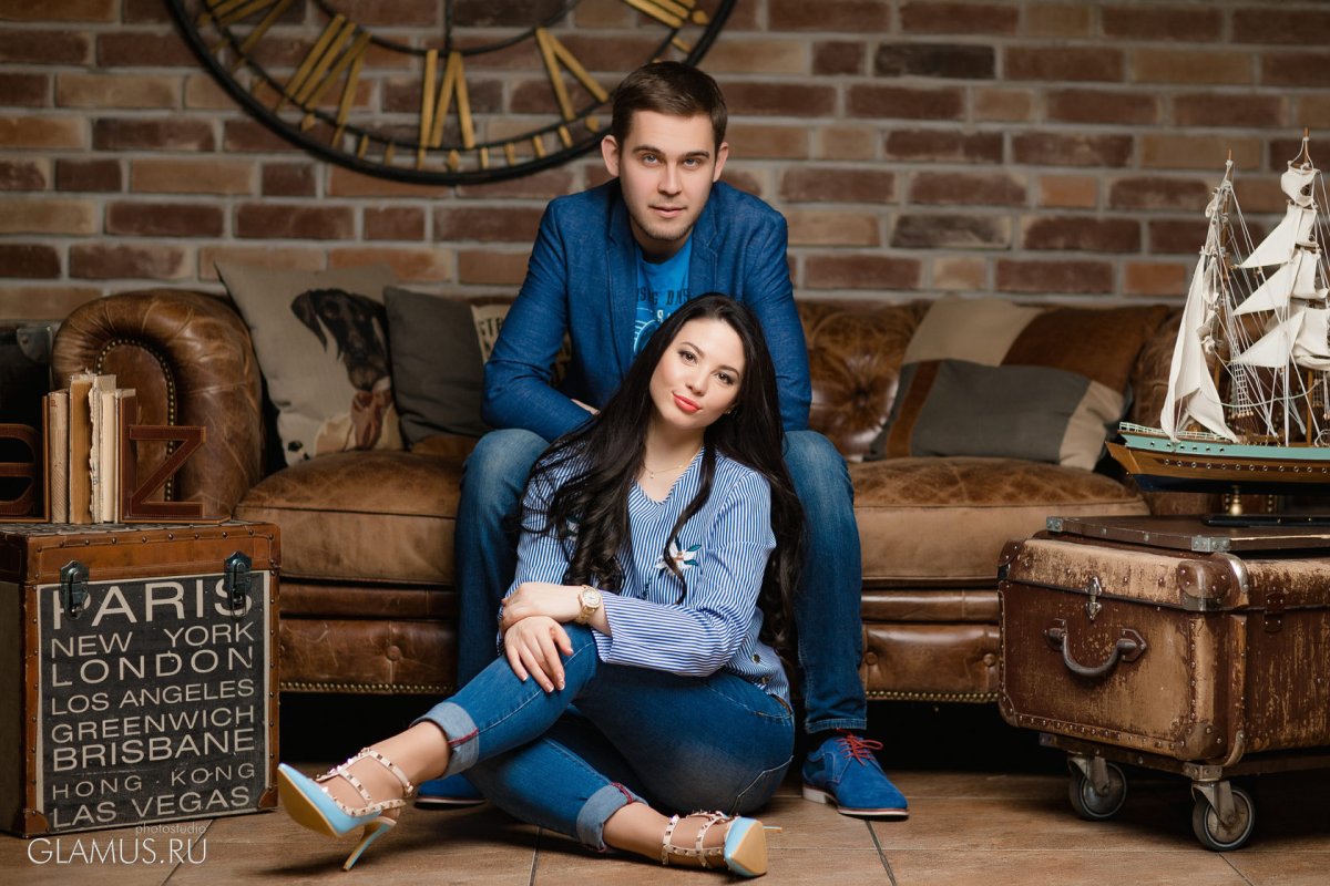 Парная фотосессия в студии