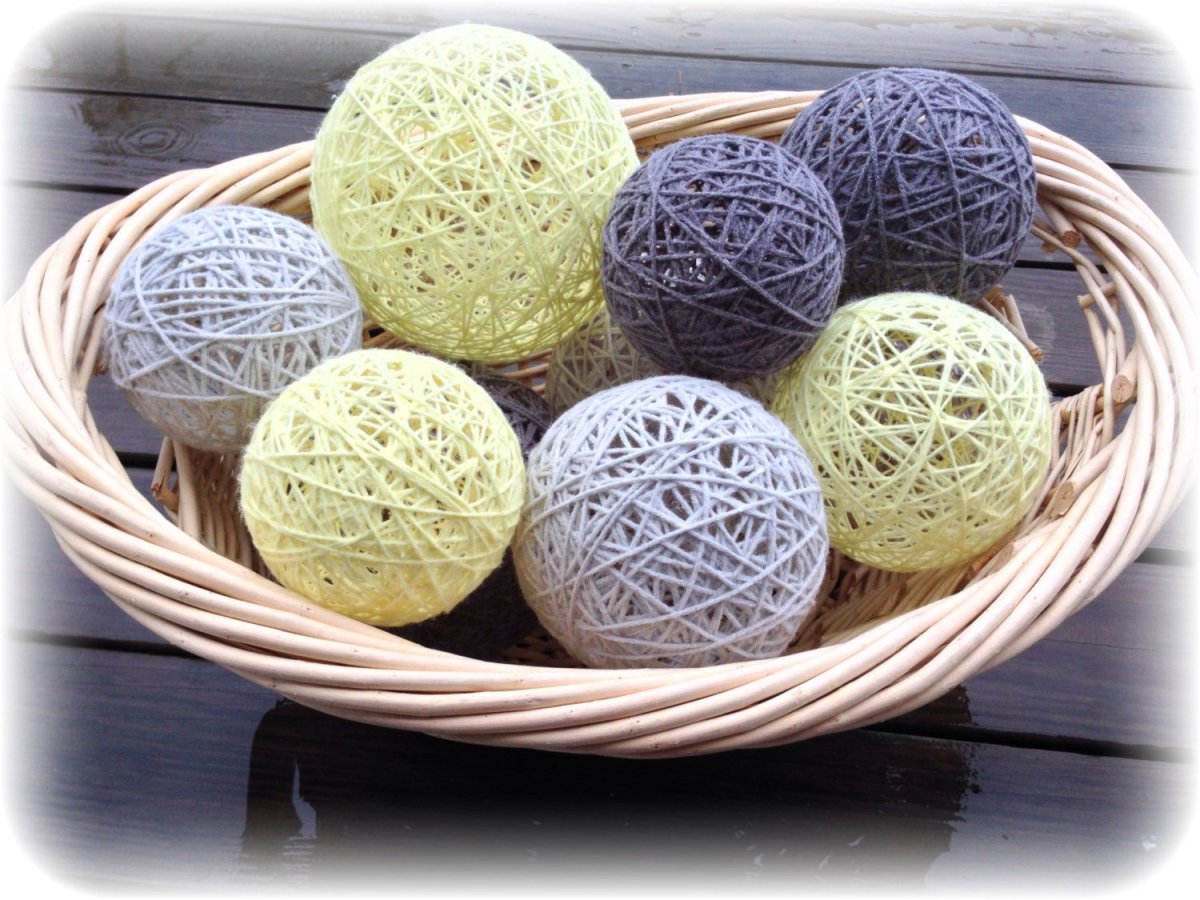 Клубок пряжи декор