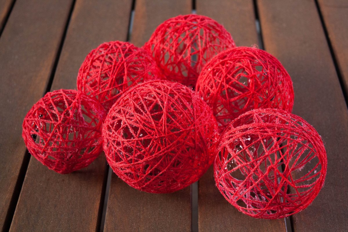 Шары из ниток