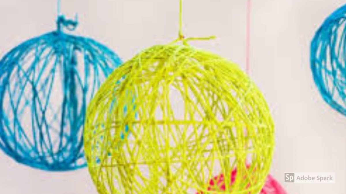Воздушные шары из ниток