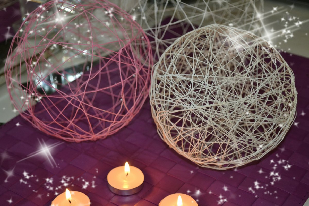 Украшения из помпонов