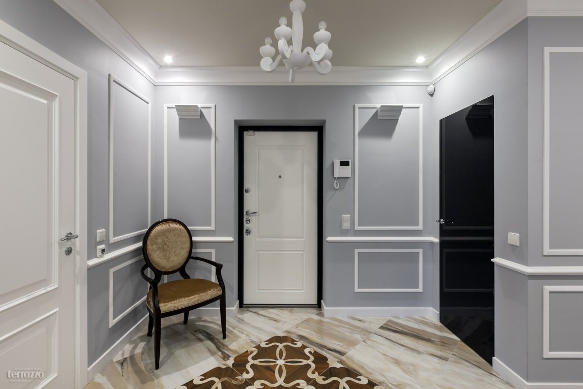 Серый интерьер