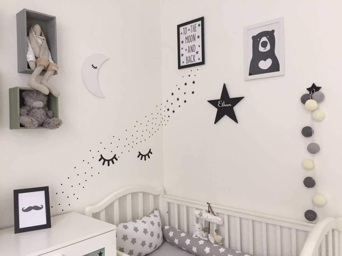 Обои с луной и звездами на стены