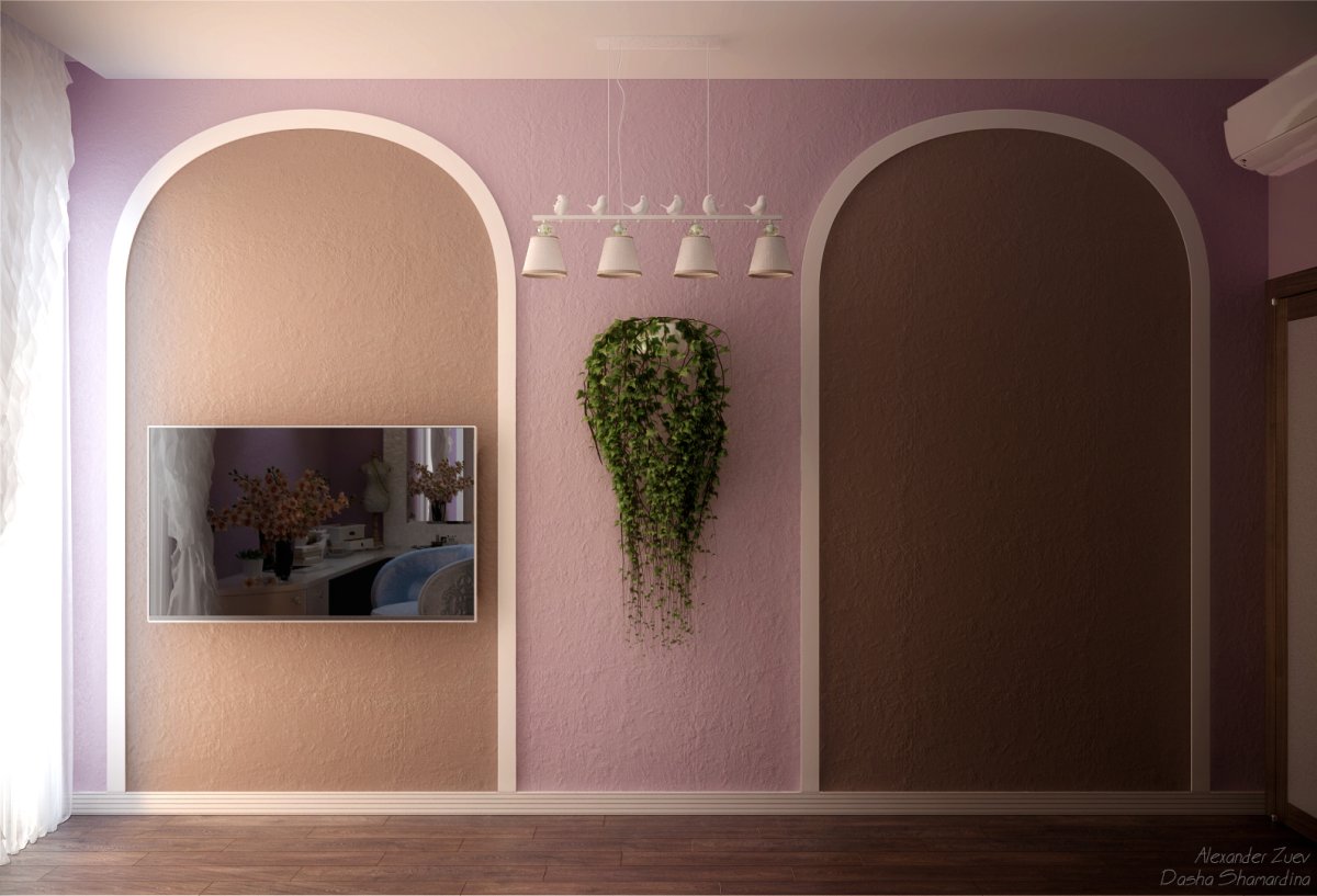 Полиуретановая арка на стену