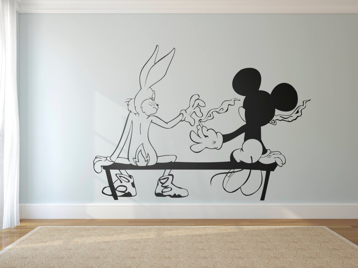 Трафареты деревьев для декора стен