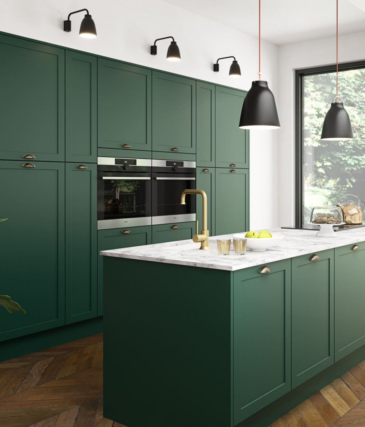 Forest Green 3027 кухня