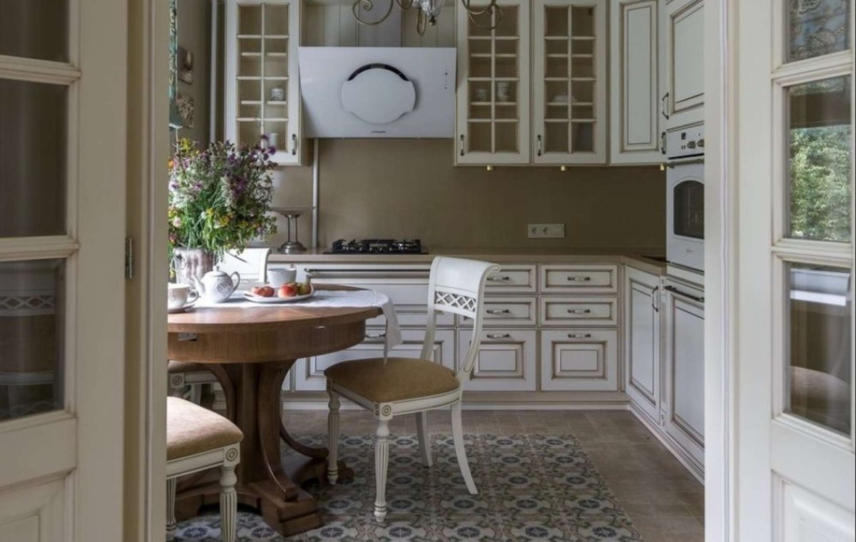 Кухня в стиле Прованс 9м2