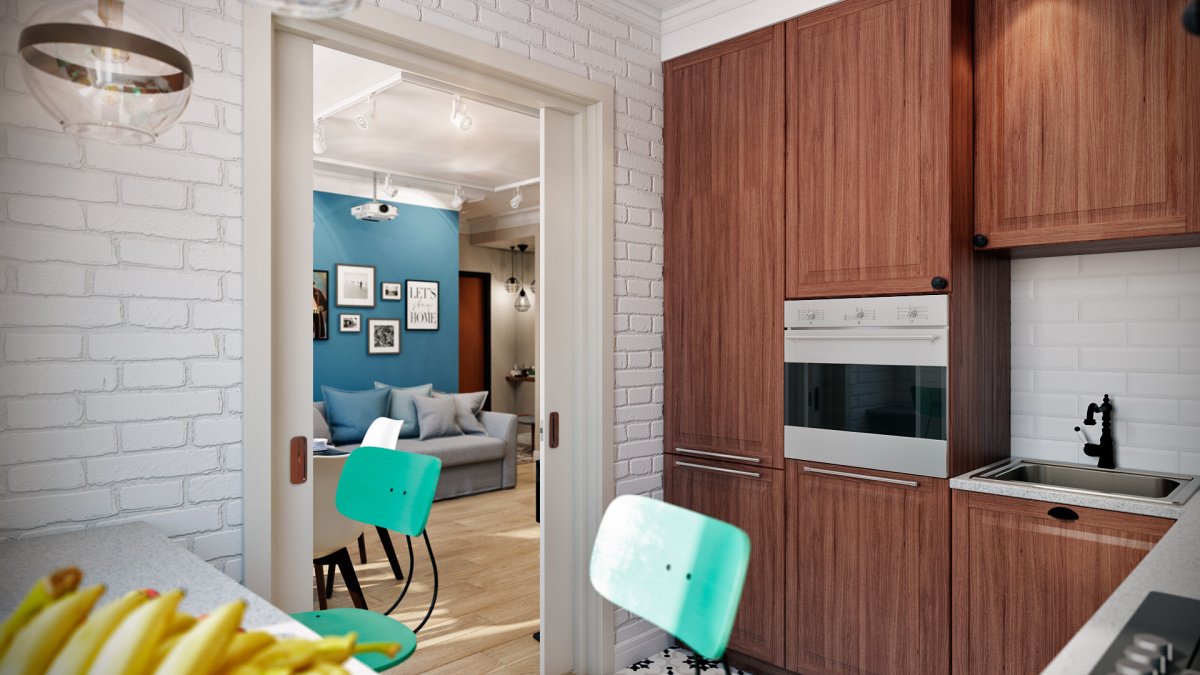 Кухонный стол возле окна