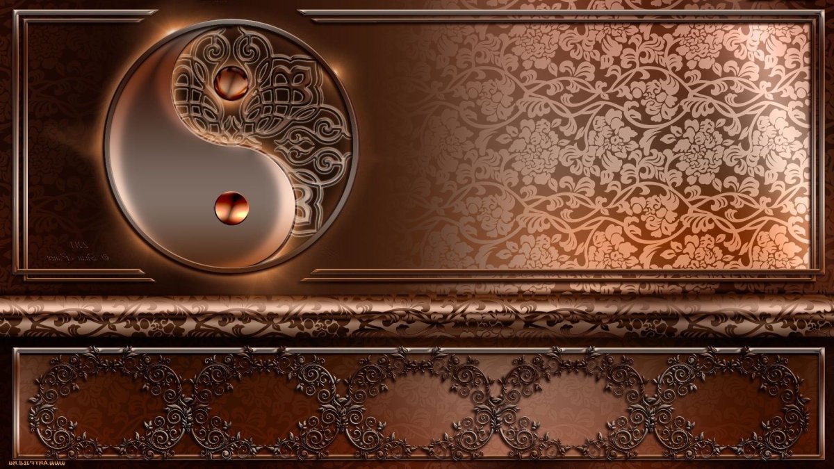 Обои на рабочий стол Инь Янь