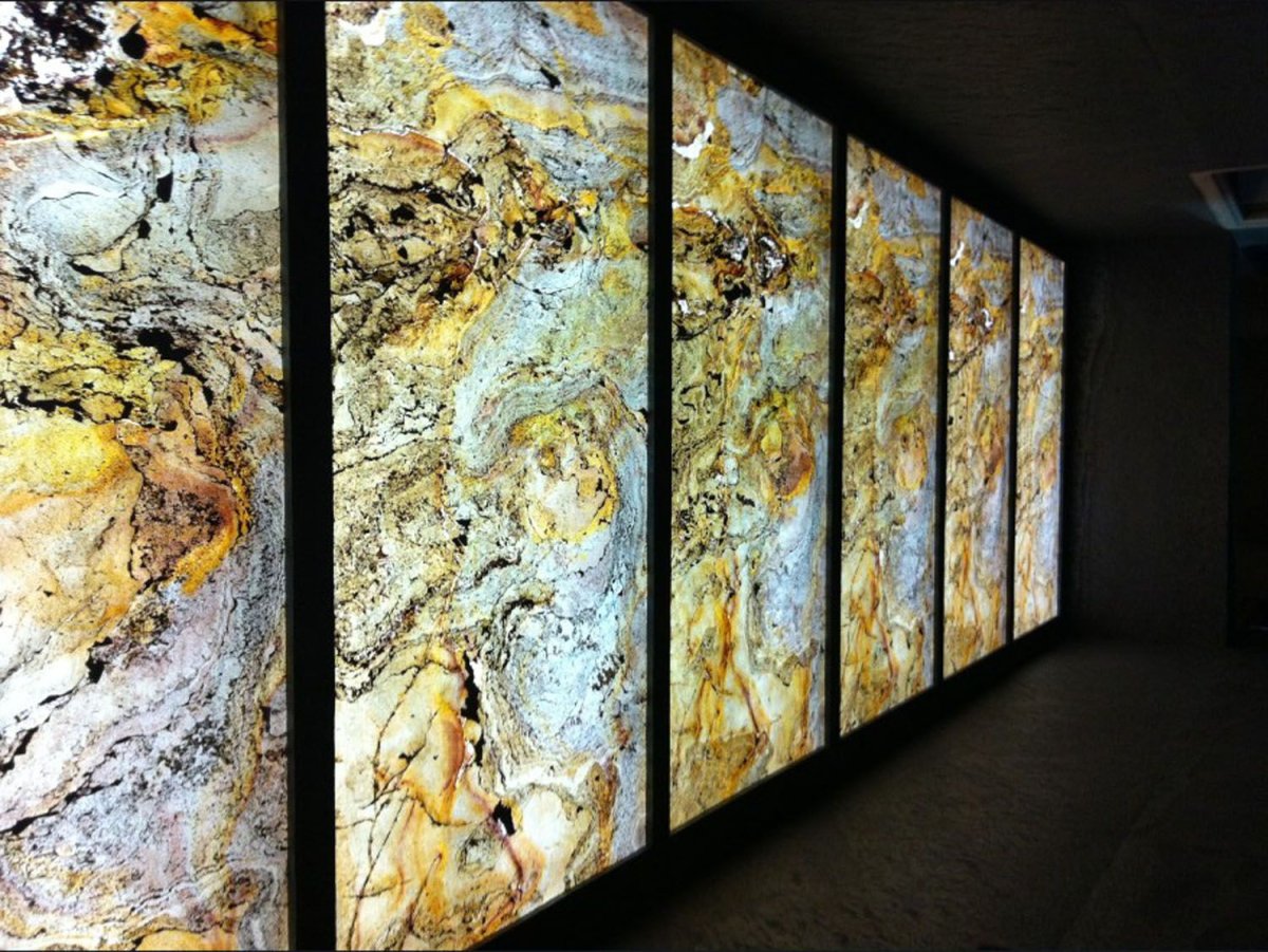 Гибкий мрамор голубой Оникс