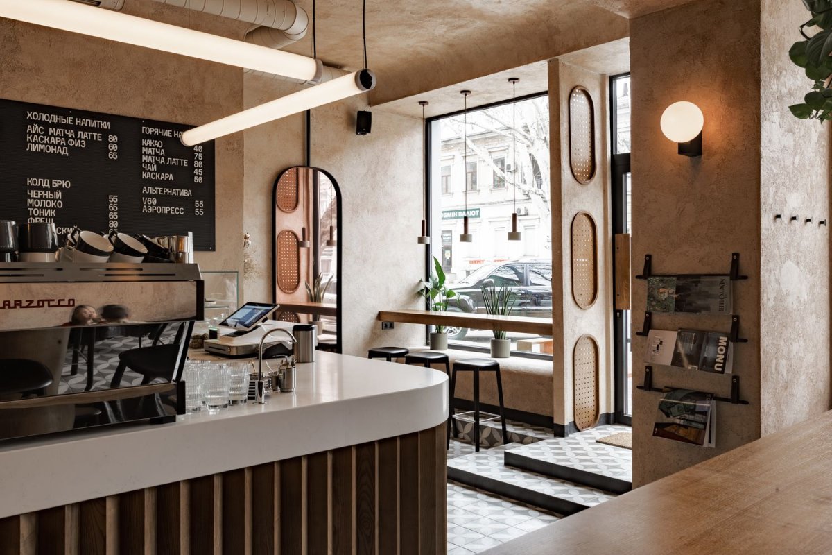 Интерьер кофейни бехайнс