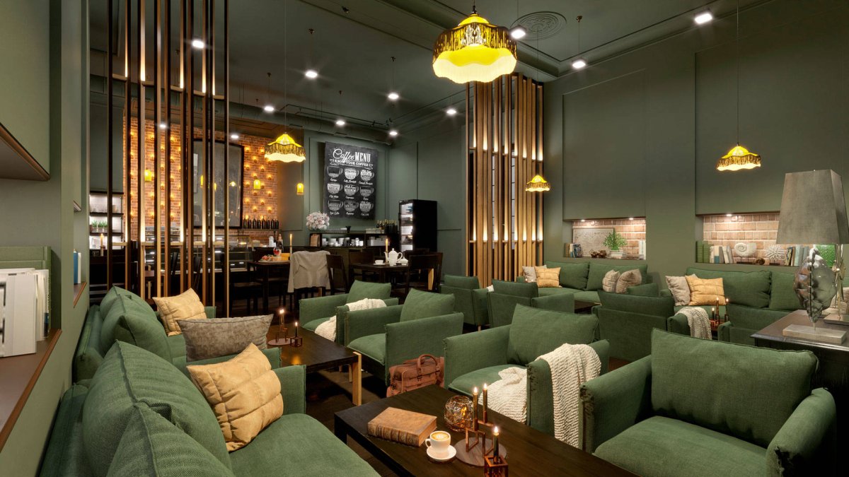 Лофт кафе экстерьер