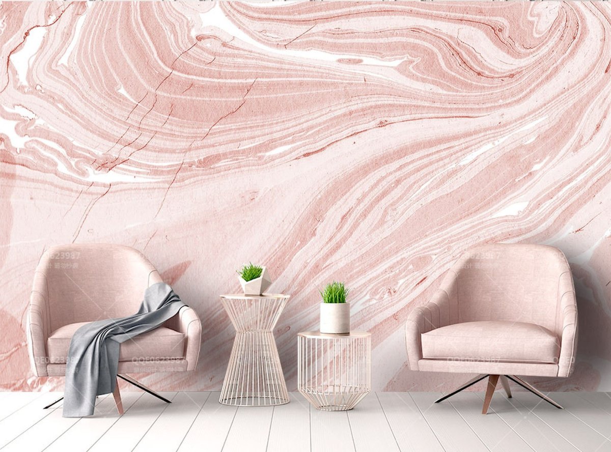 Фреска срез камня в интерьере