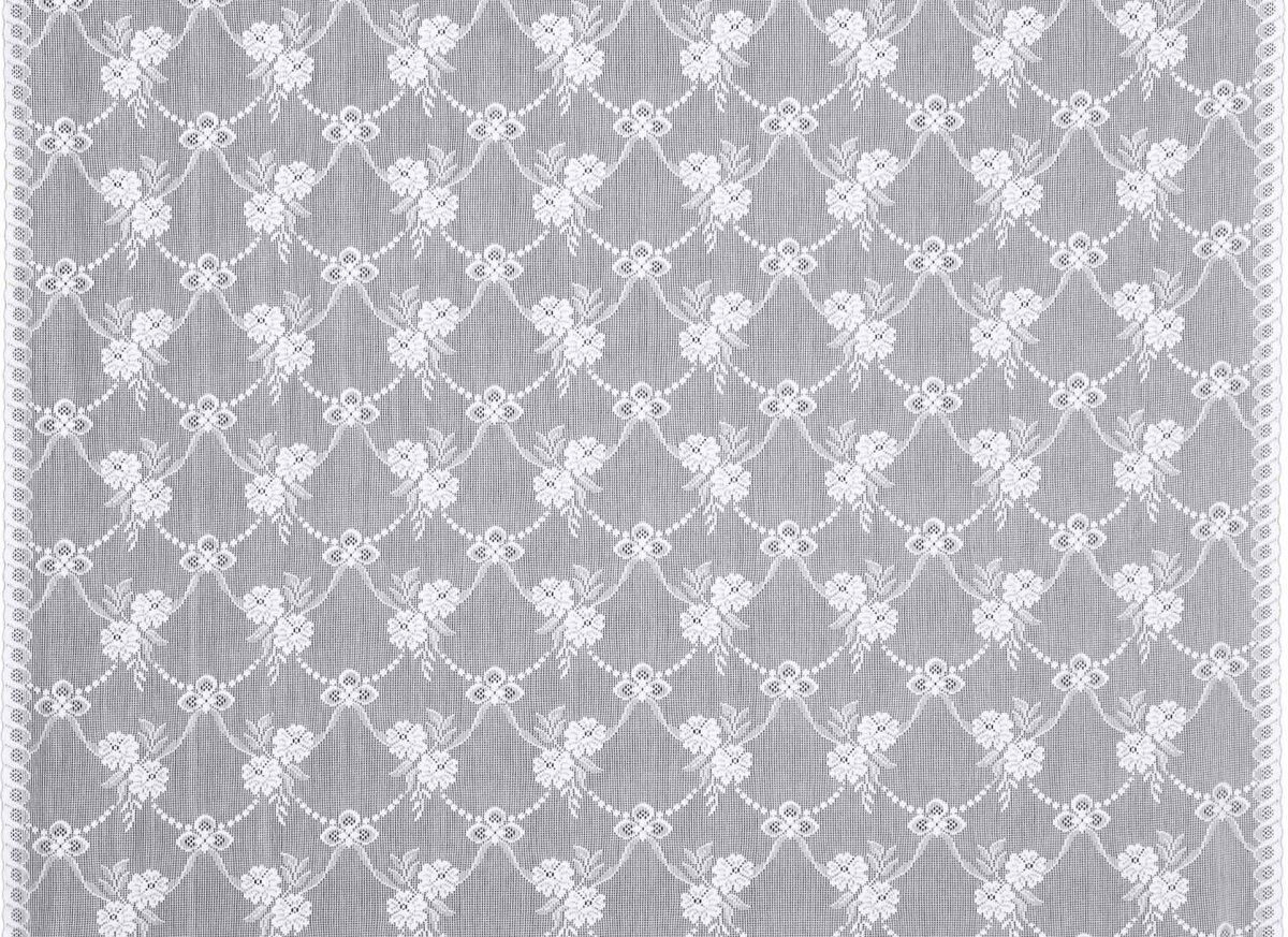 Черно-белый орнамент тюли
