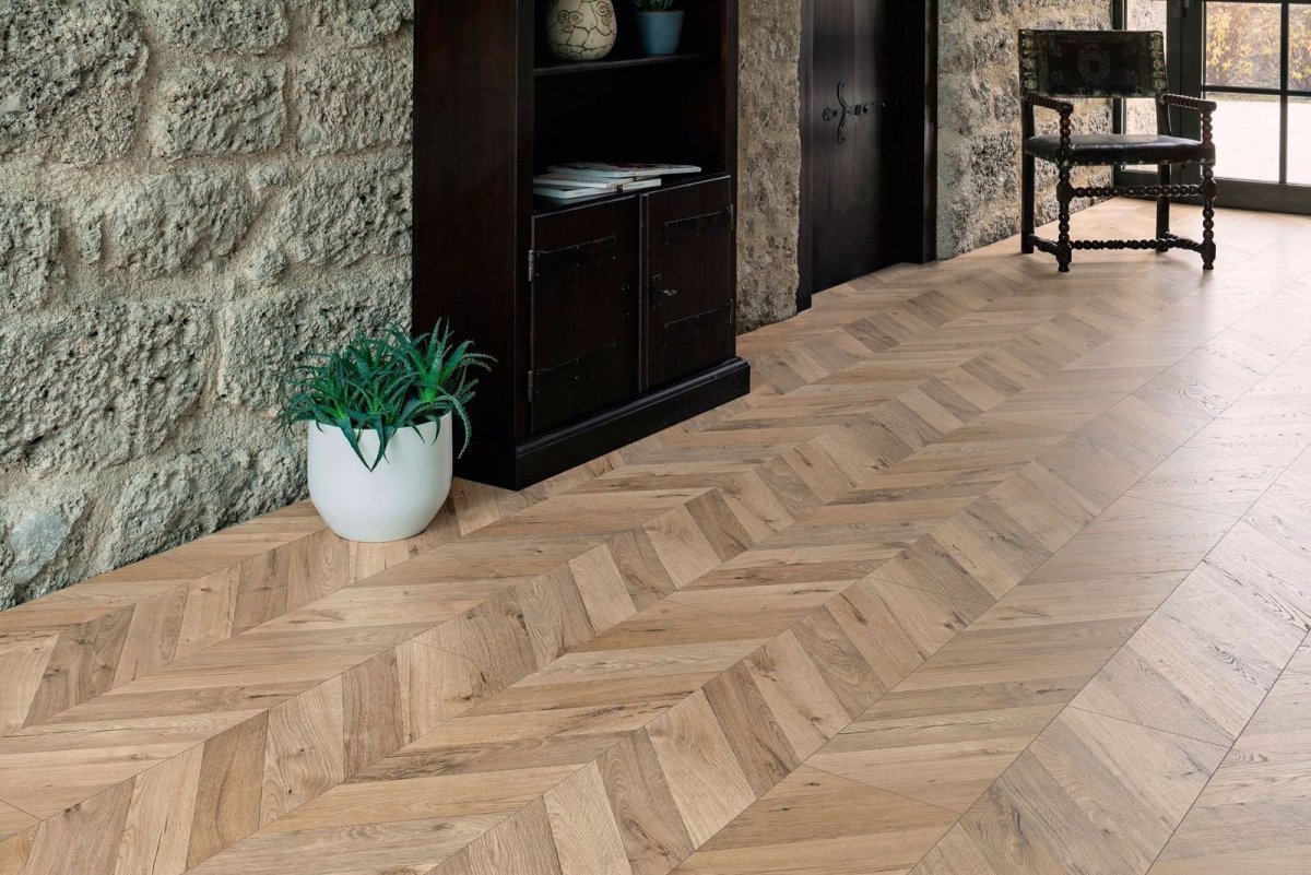 Линолеум паркет елочка