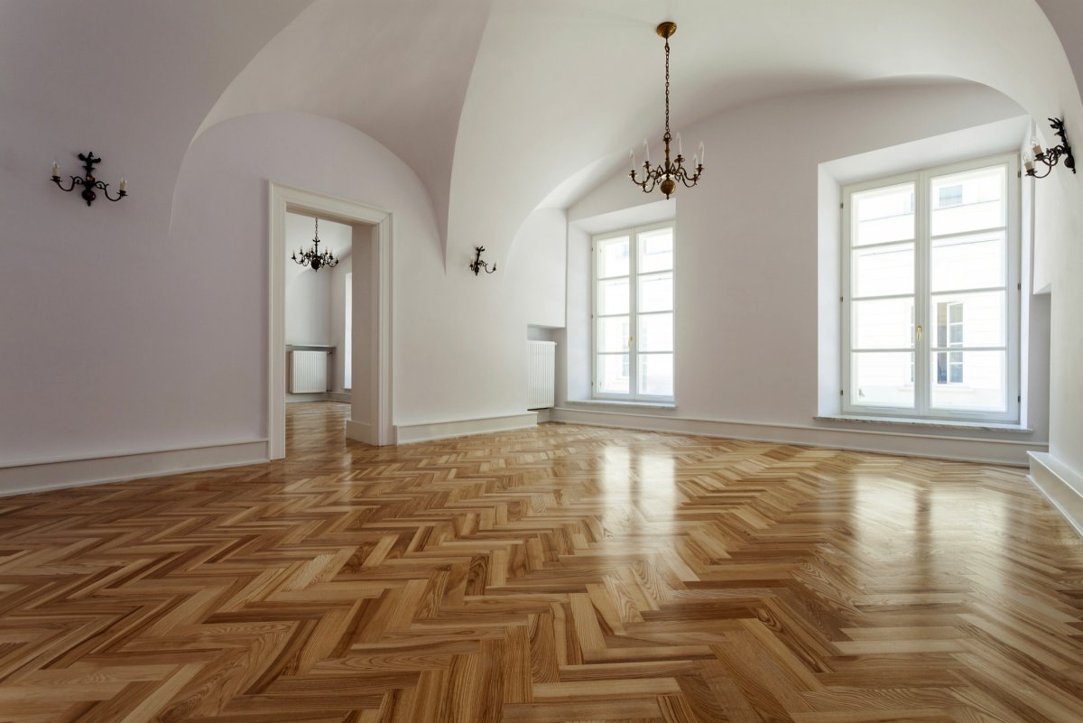 Ламинат елочкой