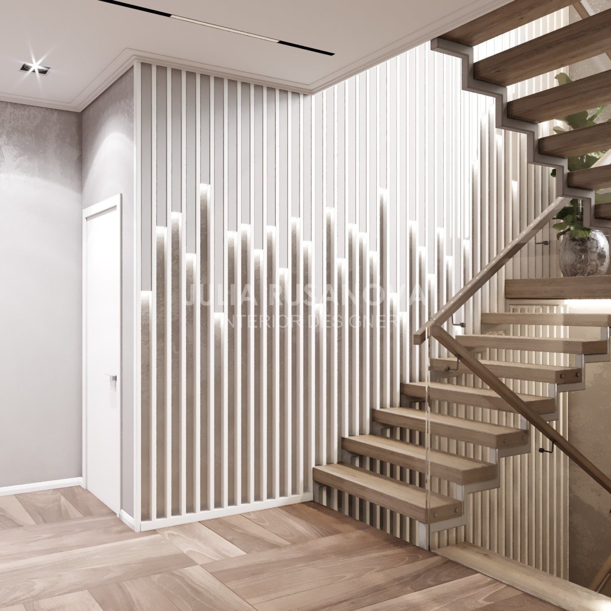 Декор лестничного пролета