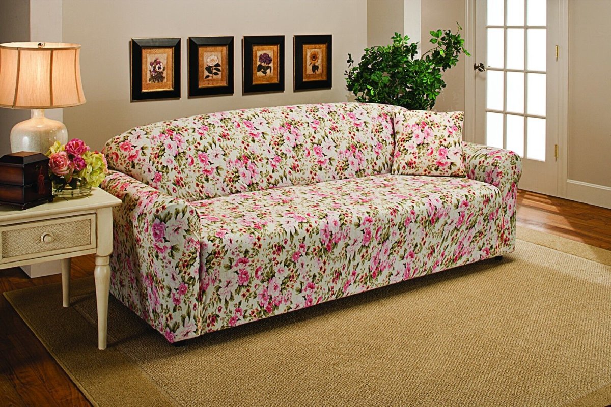 Цветочный принт в интерьере