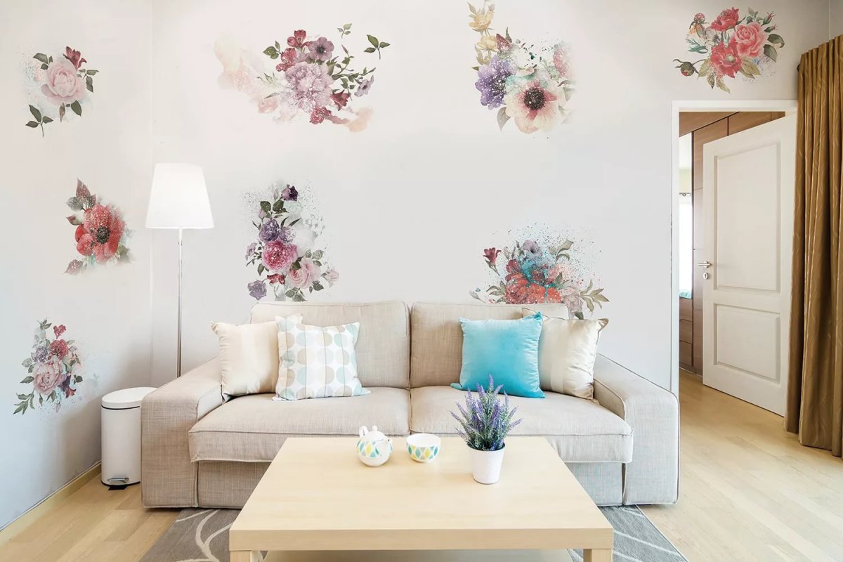 Мебельная ткань с принтом