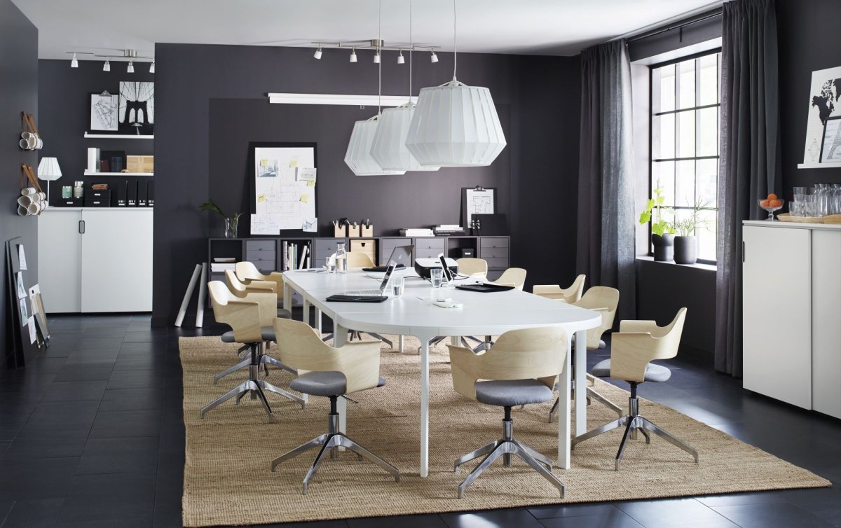 Офис в стиле икеа БЕКАНТ