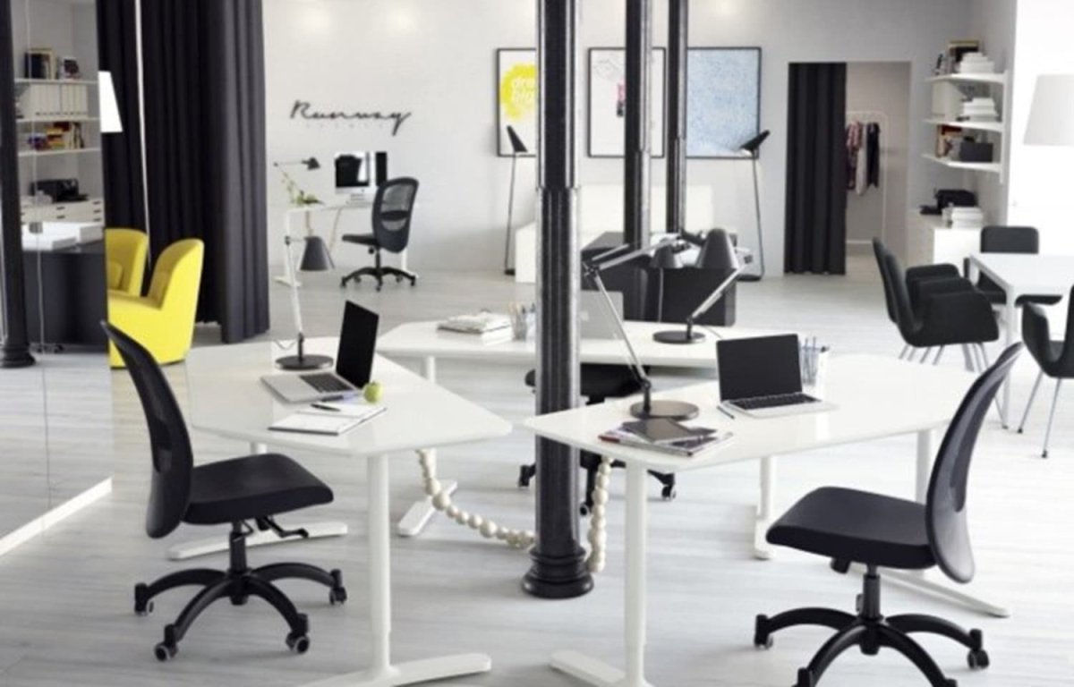 Офис в стиле икеа БЕКАНТ