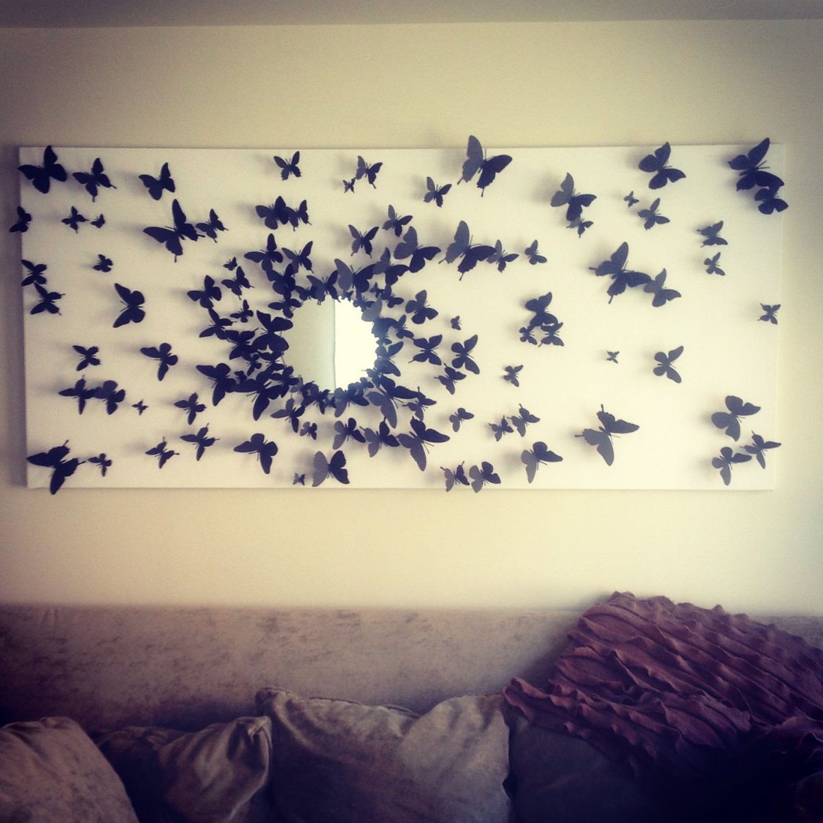 Зеркальные наклейки на стену