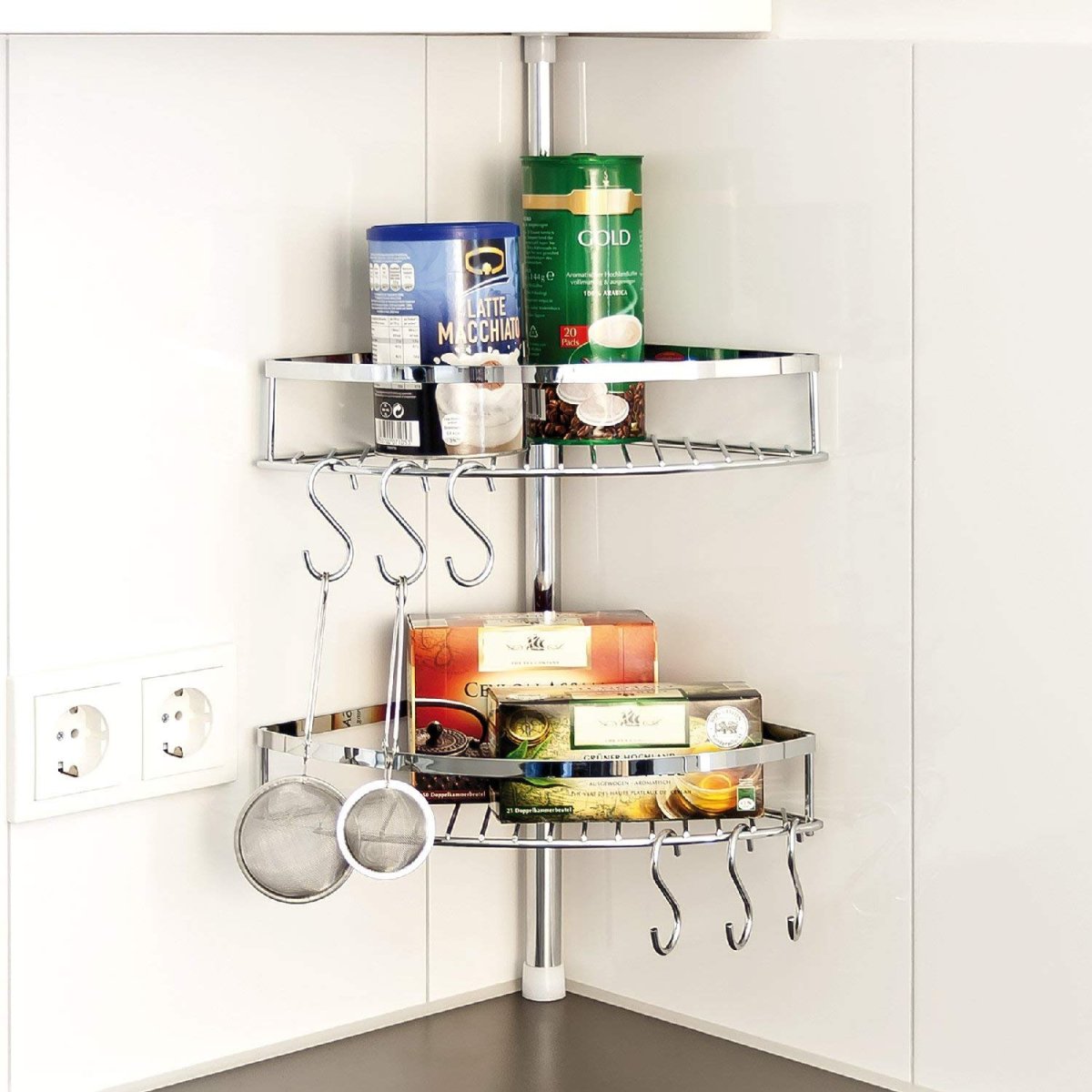 Дизайнерские угловые полки