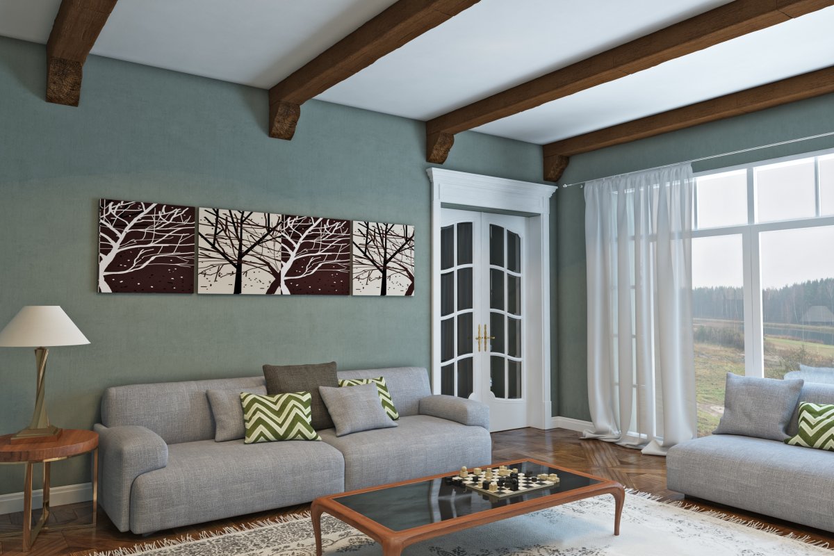 Потолок лофт фальшбалки