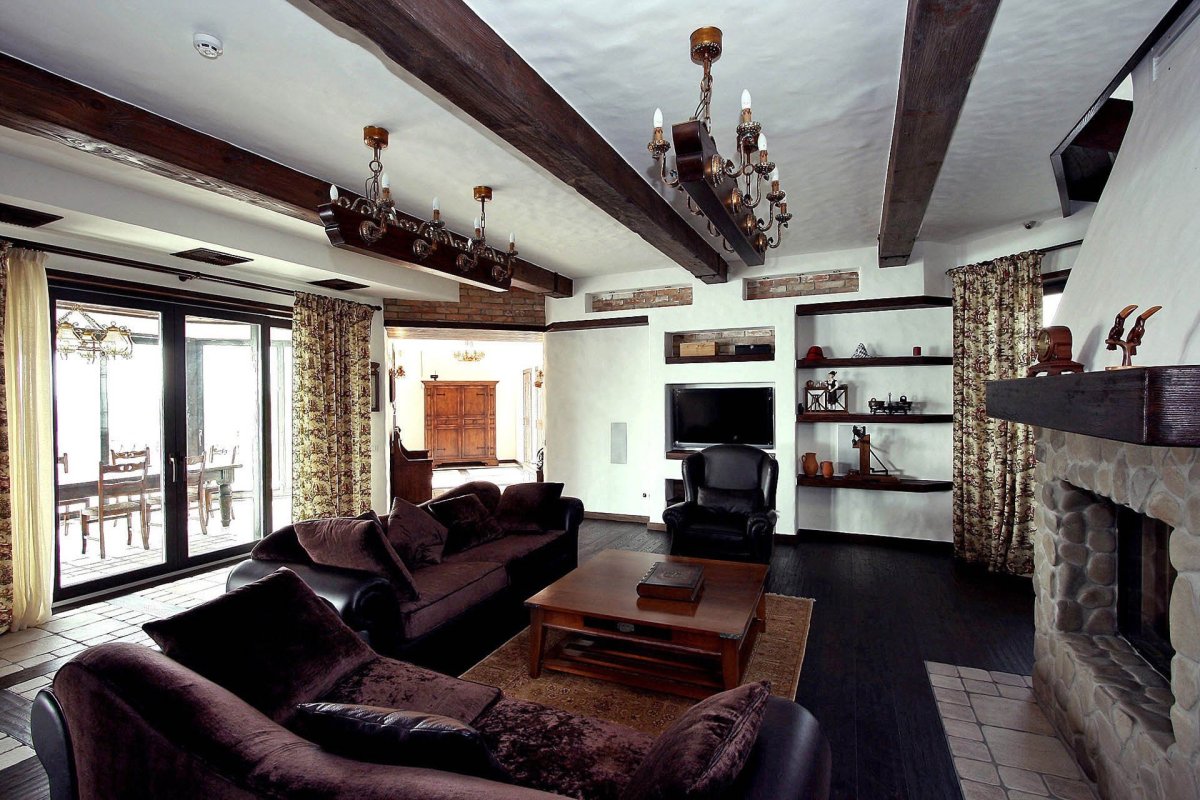 Фальшбалки в интерьере Скандинавский стиль