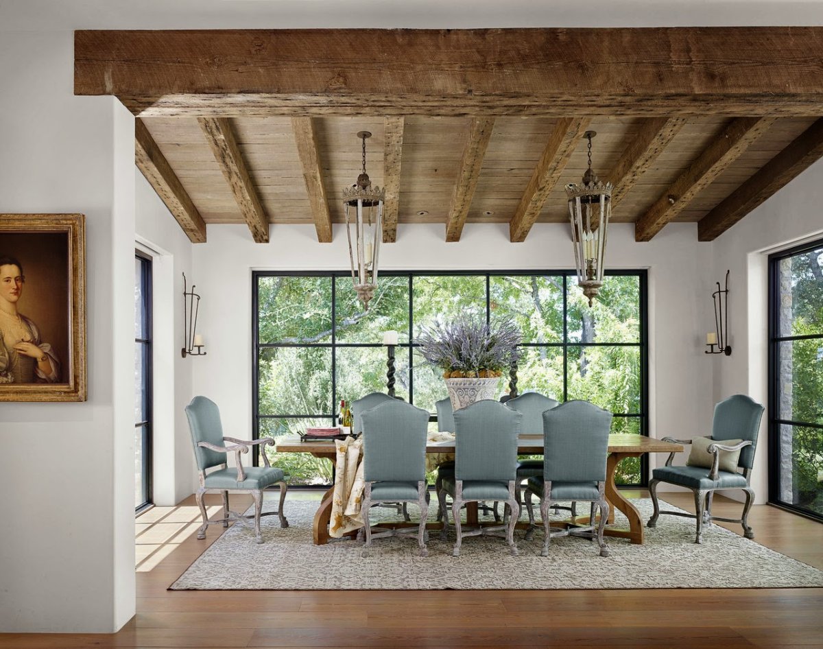 Стиль загородного дома интерьер