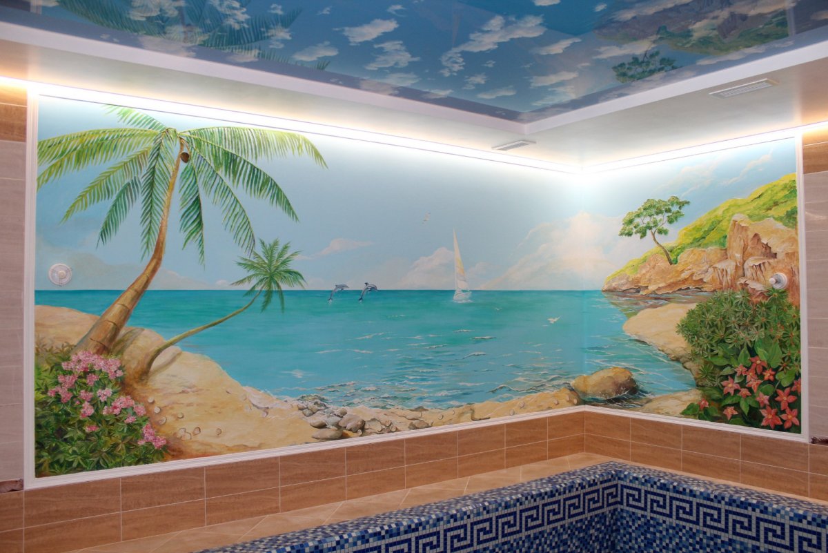 Фотоплитка водопад