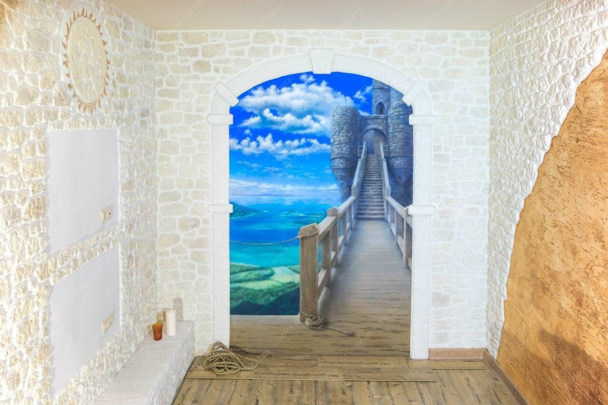 Фартук для кухни море