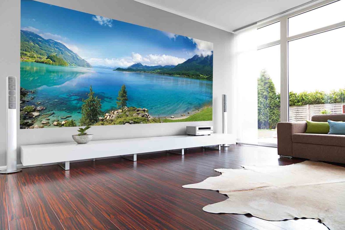 Натяжные стены с подсветкой