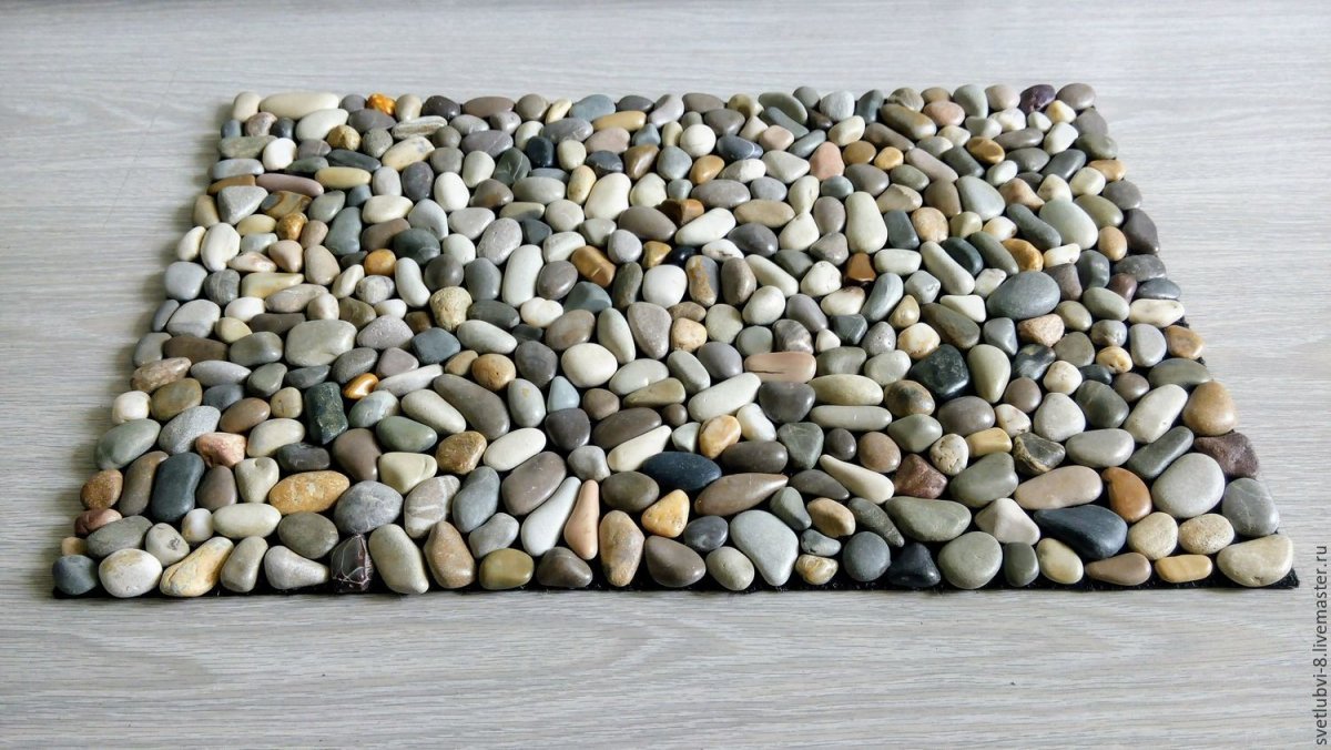 Декоративная галька для интерьера