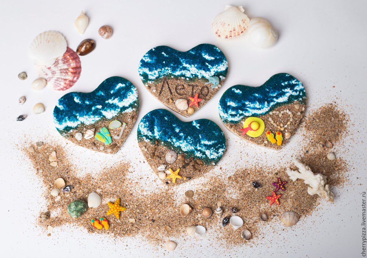 Разукрашенные речные камни