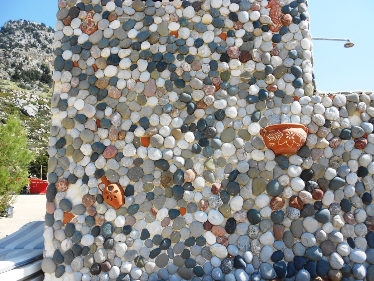 Декоративная галька для сада