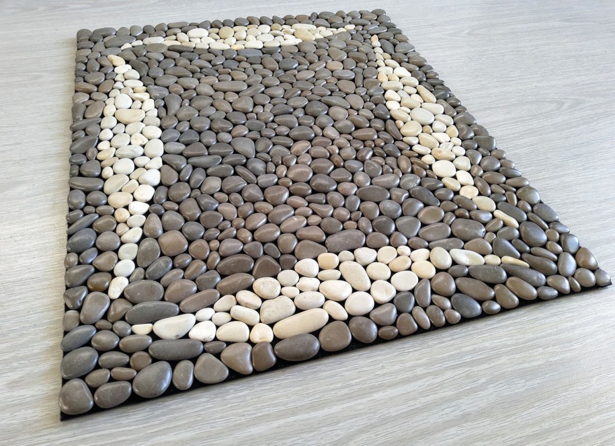 Галька в интерьере