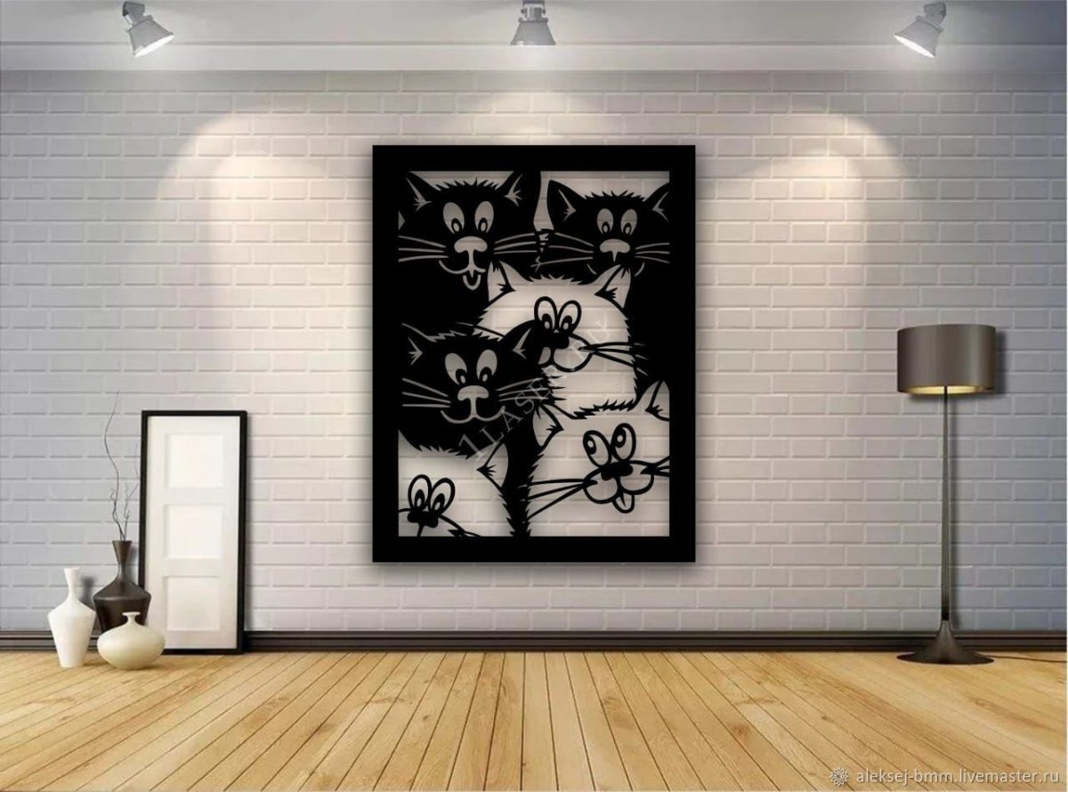 Черно-белые постеры для интерьера