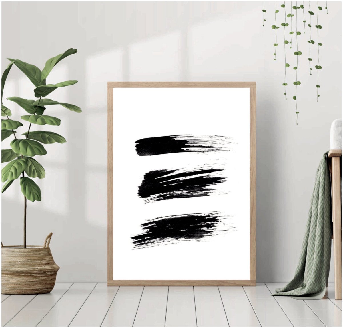 Черно-белые постеры для интерьера