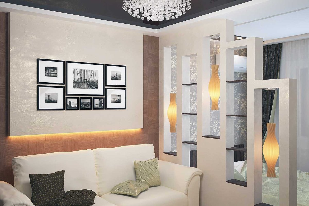 Перегородка для зонирования комнаты